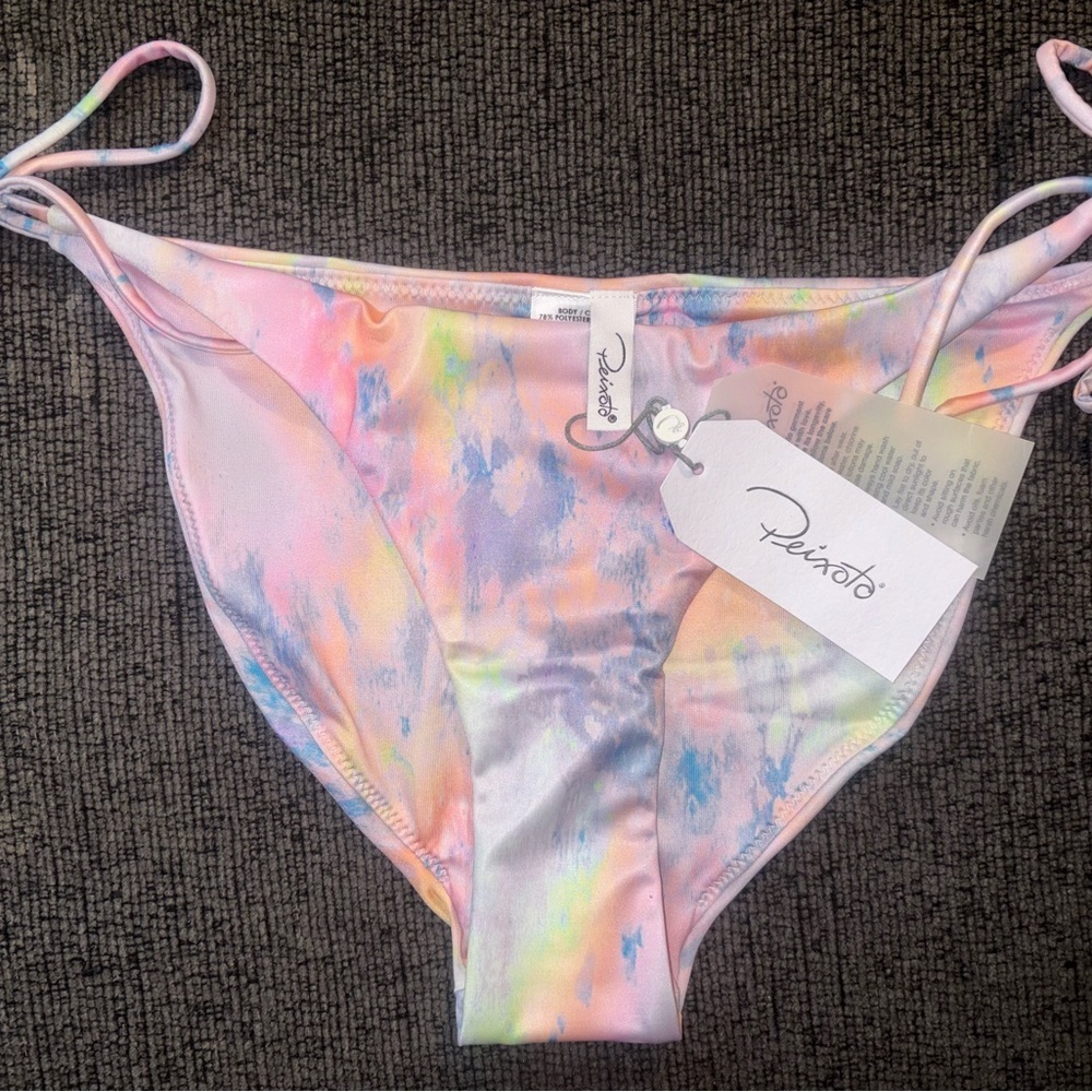 Peixoto Pastel Tie-Dye “Toni” Bikini Bottom NWT (size Large) - Picture 2 of 6